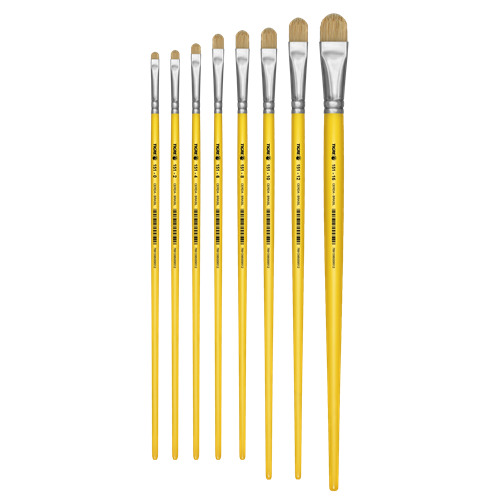 Acrilex Pinceles De Tela Pinceles Planos Para Tela Acrilex