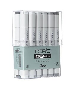 Set 12 marcadores Copic Classic Neutral Gray #NG
