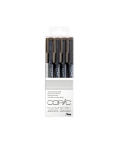 Set 4 rapidografos gris cálido Copic