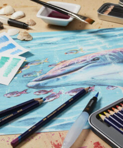 Alternative view of Inktense Wooden Box Derwent 48 und