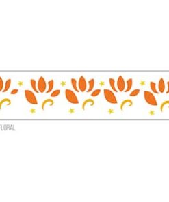 Stencil Tulipanes Floral