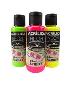 Pintura Acrílica Neon Acrilex 60ml