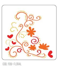 Stencil Floral