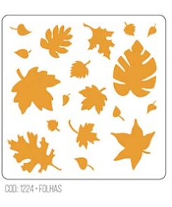 Stencil Hojas