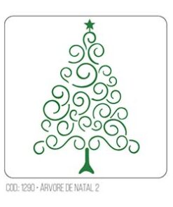 Stencil Árbol Navidad 2