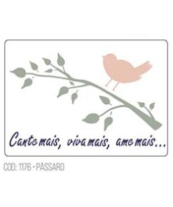 Stencil Pájaro