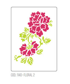 Stencil Floral 2 Acrilex
