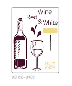 Stencil Vino 2 Acrilex
