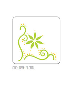 Stencil Floral Acrilex