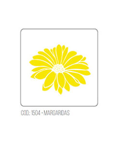Stencil Margaritas Acrilex