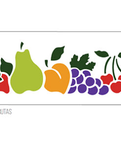 Stencil Frutas