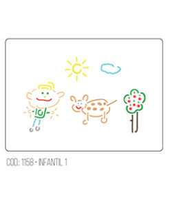 Stencil Infantil 1