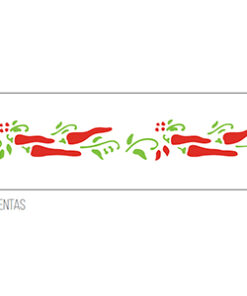 Stencil Pimientos