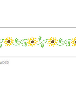 Stencil Girasoles