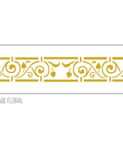 Stencil Grado Floral