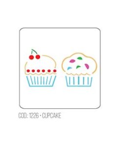 Stencil Cupcake