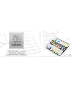 Professional Watercolour Lightweight Sketchers' Box  Winsor & Newton - 24 Half Pans