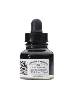 Tinta china negra gotero Winsor & Newton