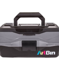Caja plástica 1 bandeja negra Artbin