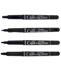 Alternative view of Marcadores Italic negro Manuscript