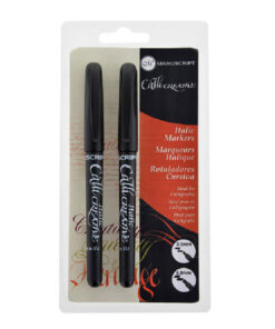 Set marcadores Italic 2 negro Manuscript