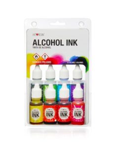 Tintas de alcohol - 8 colores Art Resin