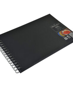 Black Drawing Book Landscape Spiral Bound Fabriano
