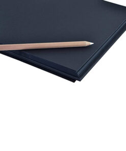 Alternative view of Black Drawing Book Landscape Spiral Bound Fabriano