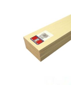 Hoja basswood 3/8 x 3 x 24