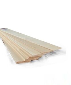 Hoja basswood 1/8 x 3 x 24