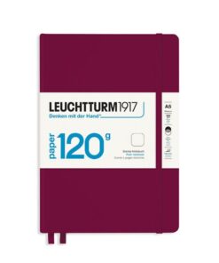 120G Notebook Port Red Leuchtturm 1917 hoja lisa